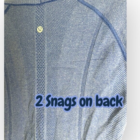 Lululemon Swiftly Tech Run Short Sleeve Shirt Heathered Lullaby blue sz 6 Small - Picture 9 of 9